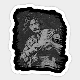 Dickey betts // Retro poster Sticker